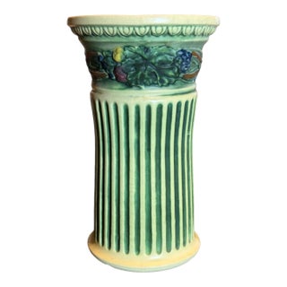 Vintage 12" Roseville Art Pottery Corinthian Vase D For Sale