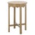 Seraphina Round Accent Table in Desert Brown For Sale In Philadelphia - Image 6 of 8