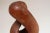 Small Vintage Handcarved Modernist Organic Form Wooden Sculpture on Base Signed For Sale - Image 9 of 17