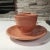 Mid-Century Modern 1950s Fiesta Ware Rose Tea Cup & Saucer Set by Homer Laughlin Pottery- 4 Pieces For Sale - Image 3 of 13