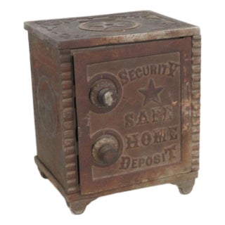 Security Safe Home Deposit Cast Iron Combination Lock Coin Piggy Bank 4734b For Sale