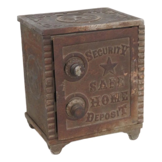 Security Safe Home Deposit Cast Iron Combination Lock Coin Piggy Bank 4734b For Sale