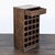 Rustic Pottery Barn Wallace Wine Grid Base For Sale - Image 3 of 12