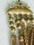 Vintage 1970s Gold Tone Multi-Strand Tassel Bib Necklace, Etruscan Revival Style For Sale - Image 12 of 16