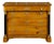 Early 19th Century French Empire Fruitwood Four-Drawer Commode with Ebonized Corinthian Columns For Sale