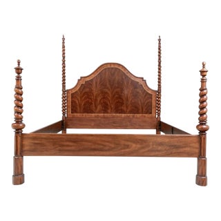 Mallorquina II Bed With Walnut Headboard King For Sale