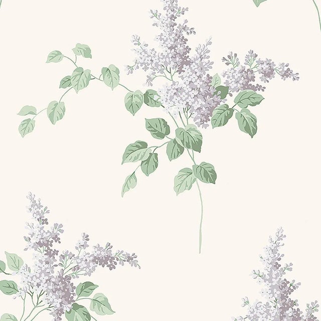 Sample - Borastapeter Lilacs Wallpaper in Lilac For Sale