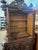 French Rare French Carved Dressing Cabinet With Mirrors Armoir Vines Fruit Lions Head Late 19th C For Sale - Image 3 of 12