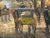 20th Century Vintage Paris Street Scene Oil Painting For Sale - Image 4 of 11