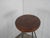 Beech and Iron Stool, 1980 For Sale - Image 6 of 9