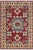 Textile Southwestern Kazak Red/Beige Wool Rug - 2'9''x4'2'' For Sale - Image 7 of 10