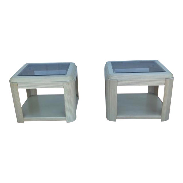 Vintage Post-Modern End Tables For Sale