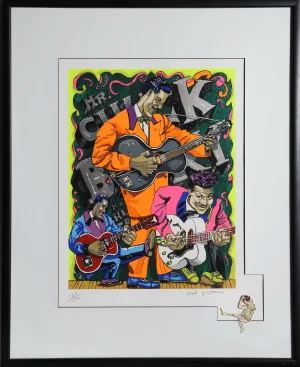 Mr. Chuck Berry, Red Grooms Screenprint