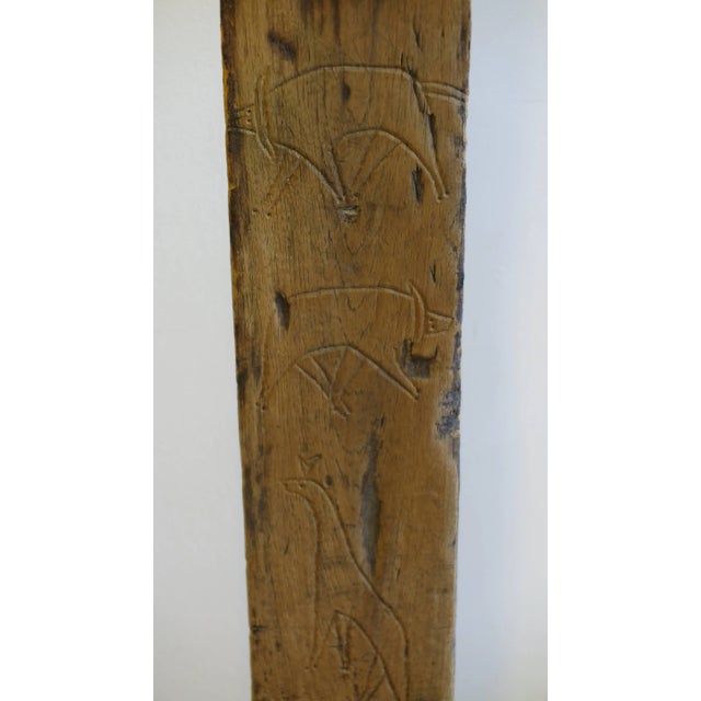 Wood Burmese Tribal Markers Wooden Sculpture For Sale - Image 7 of 11