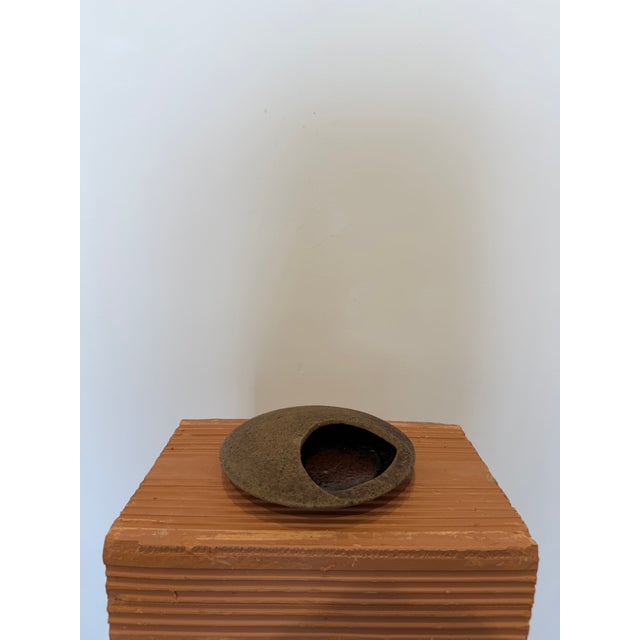 Mid-Century Modern Mid-Century Brazilian Modern Ceramic Flying Saucer Ashtray or Catchall, 1960s For Sale - Image 3 of 12