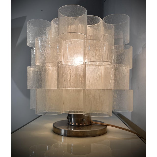1970s Large Murano Glass Globula Table Lamp from Poliarte, 1970s For Sale - Image 5 of 9