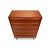 Wood Vintage Danish Mid-Century Six-Drawer Teak Tallboy Dresser 1960s For Sale - Image 7 of 7