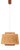 Vintage Sisal and Teak Pendant Lamp from Temde Leuchten, 1960 For Sale