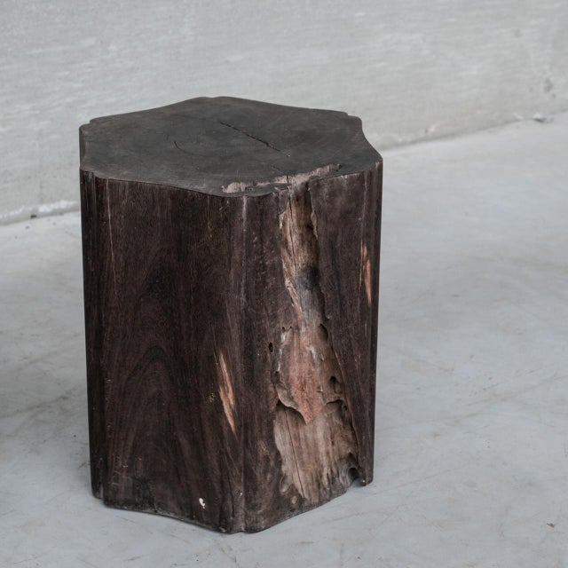 Vintage Wooden Side Tables, Belgium, 1950s, Set of 2 For Sale - Image 9 of 10