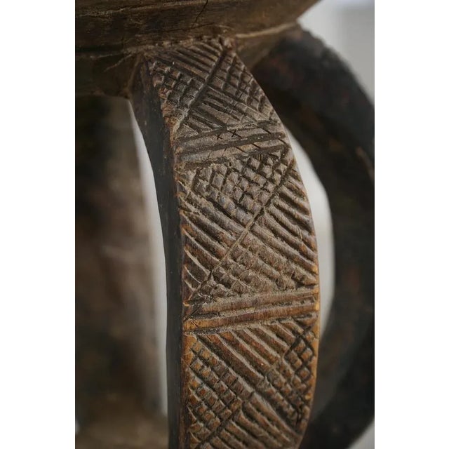 Mid-Century Dogon Stool in Hand-Carved Wood, Mali, 1950s For Sale - Image 11 of 13