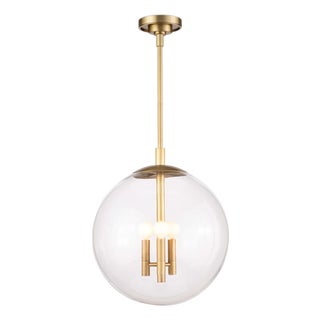 Regina Andrew Cafe Pendant Small (Natural Brass) For Sale