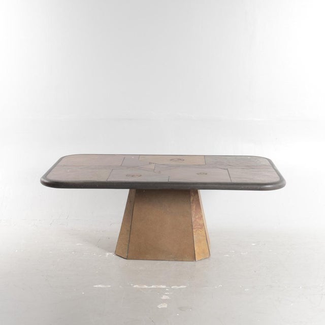 Beige Vintage Danish Rectangular Coffee Table by Paul Kingma, 1980s For Sale - Image 8 of 8