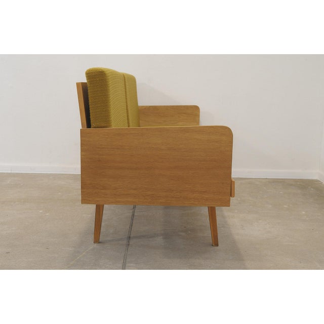Green Mid-Century Folding Sofa from Interier Praha, Czechoslovakia, 1960s For Sale - Image 8 of 18