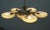 1920s Art Nouveau Six-Light Brass Chandelier by Jencik, Czechoslovakia, 1920s For Sale - Image 5 of 17