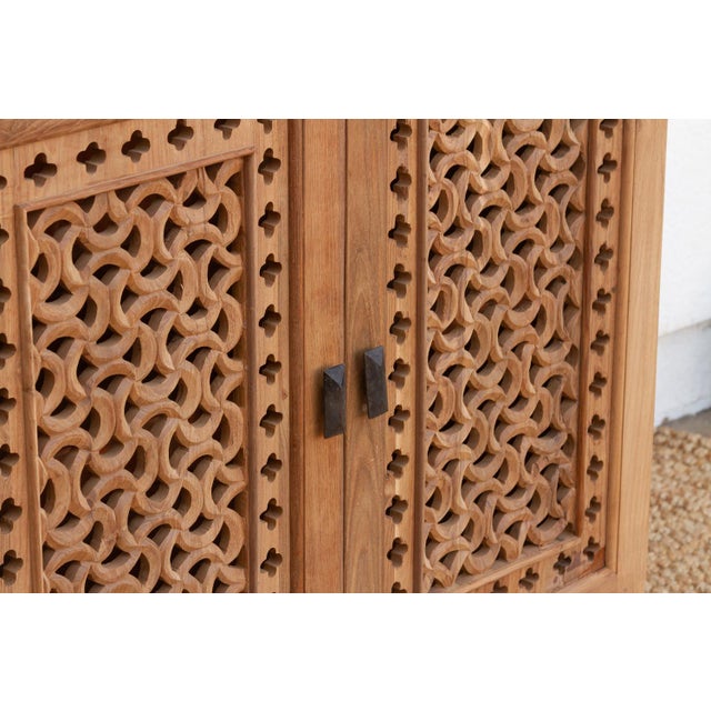 1990s 72" Long Haveli Jali Sideboard For Sale - Image 5 of 10