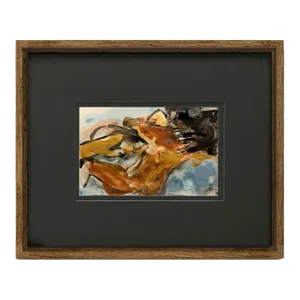 Watercolor Painting “The Embrace No.2” by Fanyu Lin, Framed