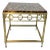 Ferguson Copeland Penshell and Brass Side Table For Sale