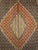 Antique Persian Tabriz Mahi Rug, Hand-Knotted Wool & Silk, Herati Geometric Pattern, Ivory & Blue, 7x10 For Sale - Image 4 of 10