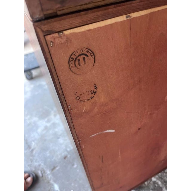 Model HU-9 Secretaire Bookcase in Rosewood from Poul Hundevad, Denmark, 1960s For Sale - Image 3 of 10