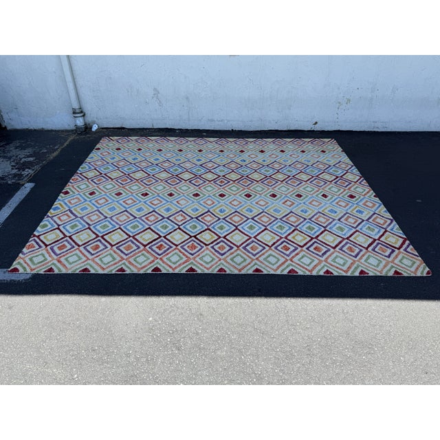 Design Plus Gallery presents the 7ft 11in × 9ft 11in Vivid Ivory Area Rug from Nourison. Hand-tufted from 100% wool (Model...