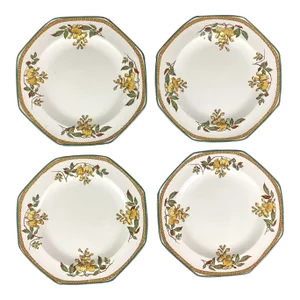 Early 20th Century Wedgwood Etruria - Pattern “Westuria” Dessert Plates- Set of 4
