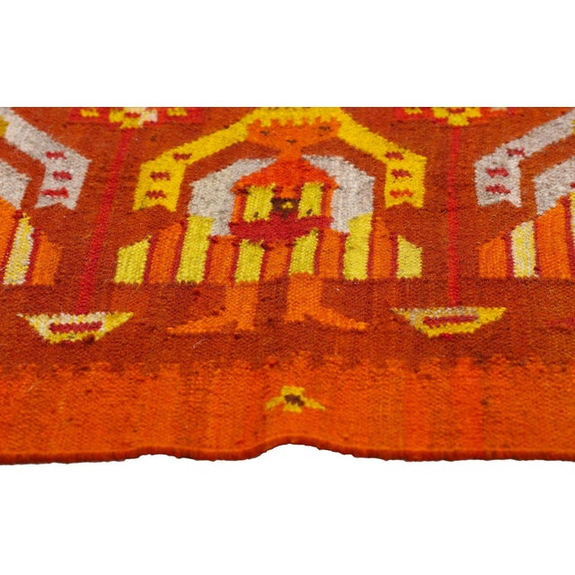 Native American Art Vintage Yeibichai Pictorial Rug, 02'07 X 04'11 For Sale - Image 4 of 10