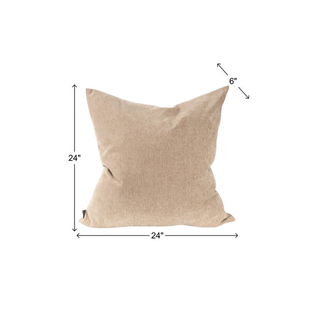 Textile Komodo Sand Down Filled 24x24 Pillow For Sale - Image 7 of 9