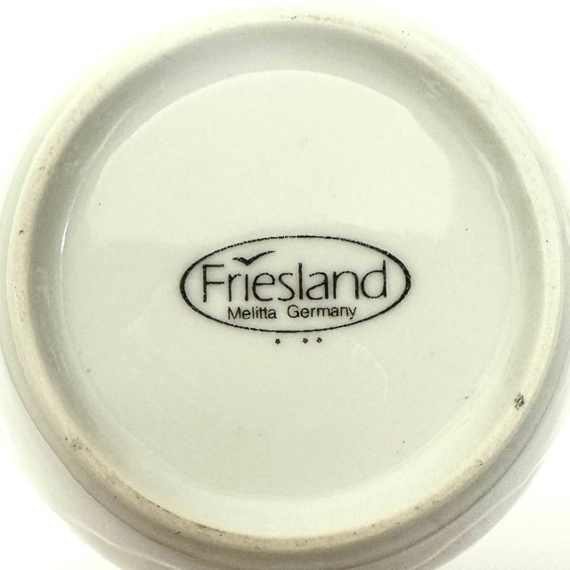 White Textured Ceramic Mid-Century Vase Curation, Made in Germany - Group of 5 For Sale - Image 10 of 18