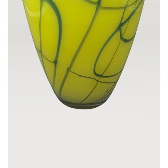 Large Mid-Century Modern Murano Glass Statement Vase by Dogi, 1960s For Sale - Image 9 of 10