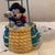 Pre owned Vintage Schmid Porcelain mickey mouse pirate Hot Air Balloon musical piece .