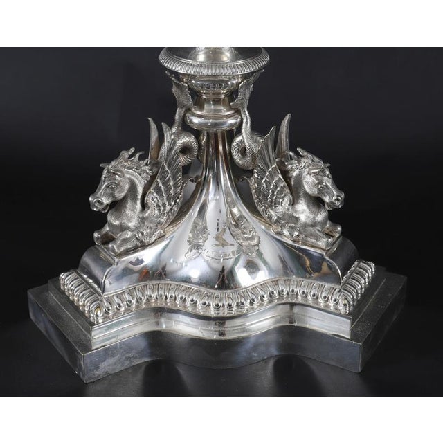 Antique Victorian Centrepiece Candelabra attributed to Elkington, 19th Century For Sale - Image 11 of 18