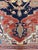 Antique Persian Serapi Carpet Handmade Oriental Rug Light Blue, Ivory, Rusty Red For Sale - Image 12 of 18