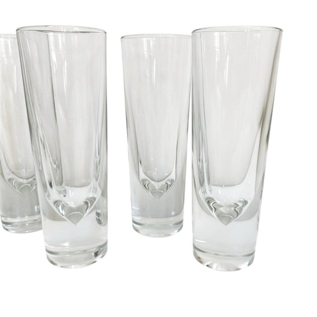 1980s 1980s Carlo Moretti Bullet Highball Glasses, Set of 5 For Sale - Image 5 of 6