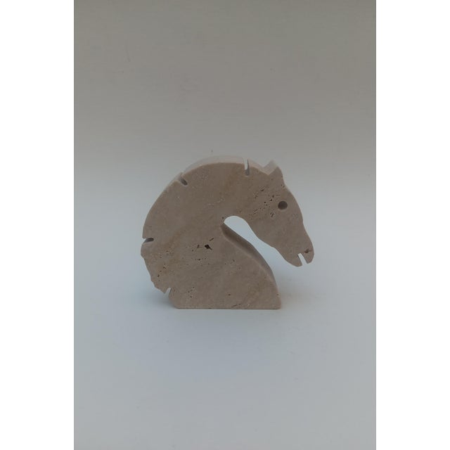 Stone Italian Travertine Horse by Fratelli Mannelli, 1970s For Sale - Image 7 of 7