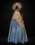 17th Century Baroque Spanish Virgin and Child Figure with Silver Crown For Sale - Image 9 of 10
