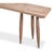 Rustic Carved Leg Console Table in Natural Pine For Sale In Raleigh - Image 6 of 12