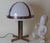 Large Mid-Century Modern Mushroom Lamp in Bronze & Acrylic Glass, 1970s For Sale - Image 11 of 15