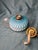 Rare Antique Blue Satin Glass Oil Kerosene Finger Lamp Hand-Blown Uv Reactive For Sale - Image 13 of 18