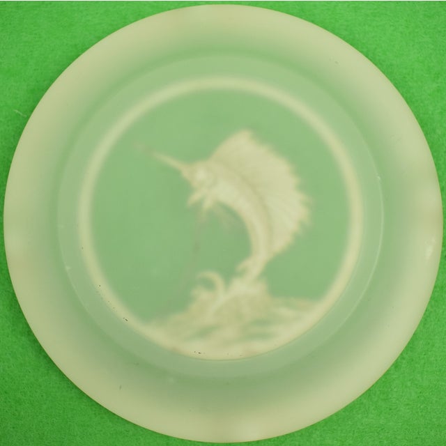 Traditional Art Deco Sterling Overlay Cigar C1930s Ashtray W/ Sailfish Motif For Sale - Image 3 of 4