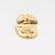 Vintage 14k Gold Comedy & Tragedy Masks Figural Charm for a Bracelet For Sale - Image 9 of 14